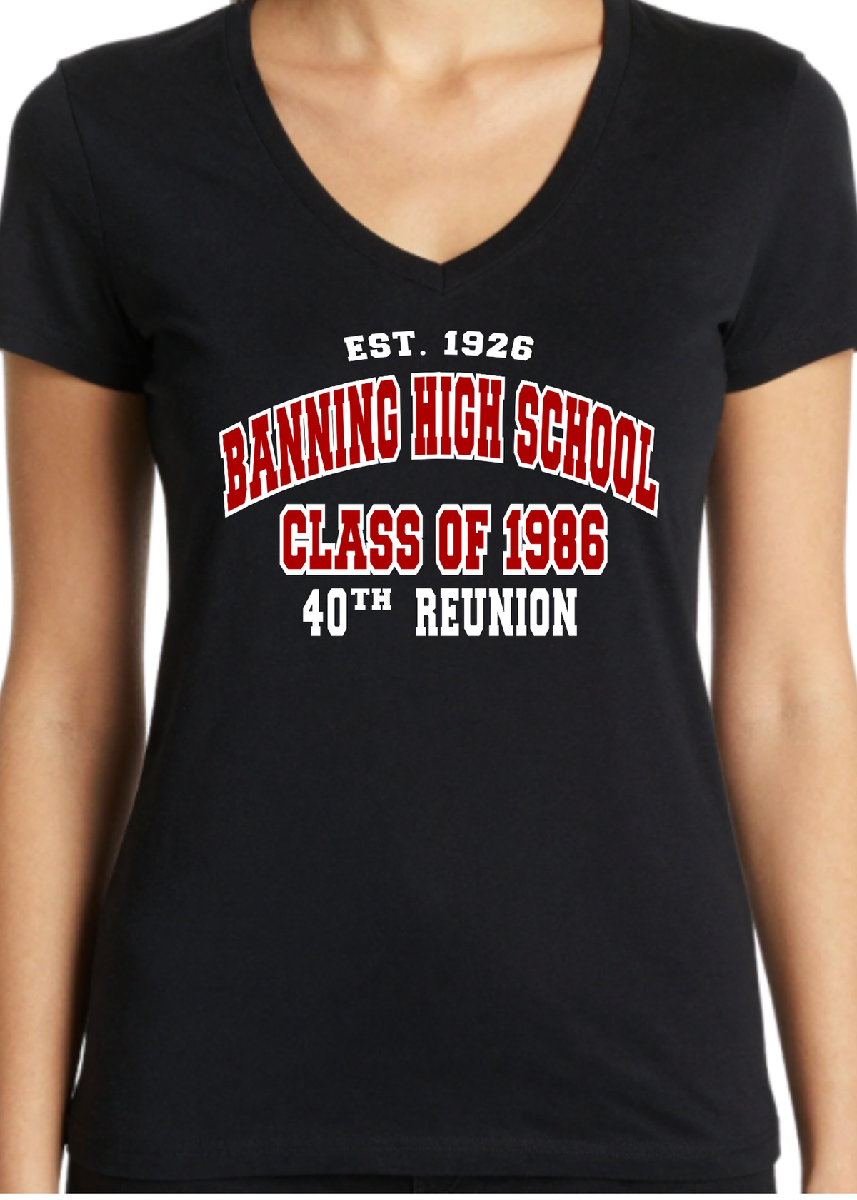 Banning 1986 Alumni V-Necks