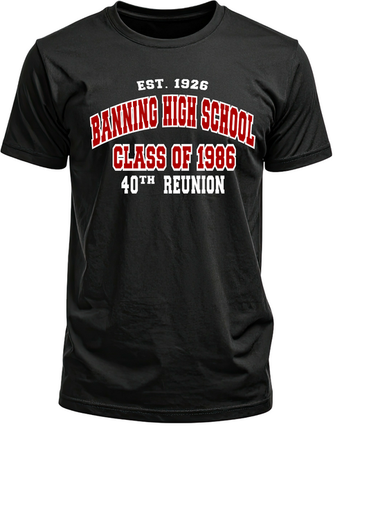 BANNING 1986 ALUMNI T-SHIRT