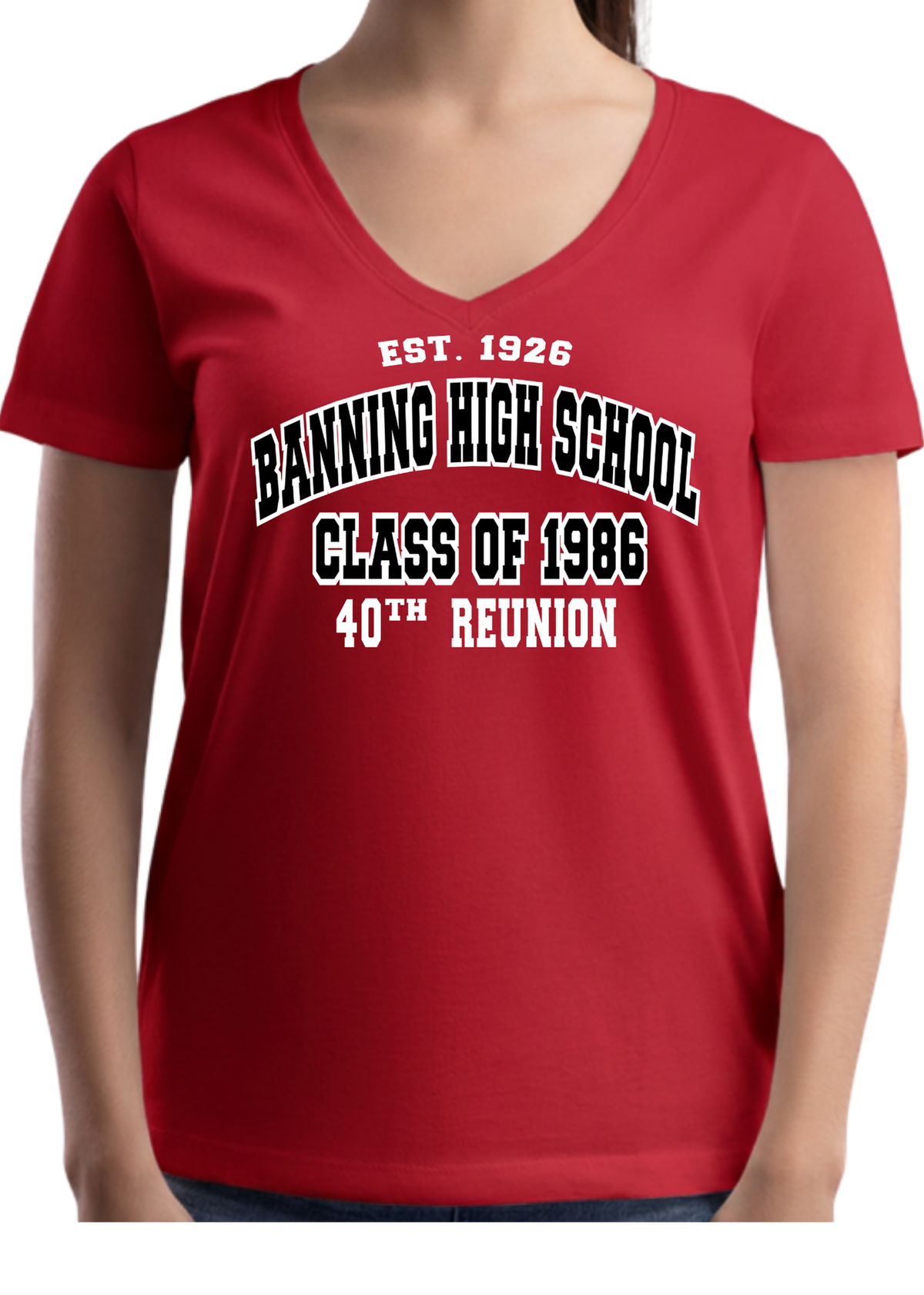 Banning 1986 Alumni V-Necks